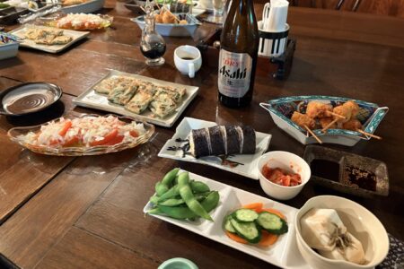 韓国からのお客様へ韓国料理を(-_-;)